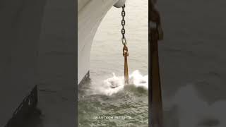 USS Harry S. Truman anchor drop #Shorts #anchor