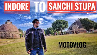 SANCHI STUPA-Indore to Sanchi MOTOVLOG#32 #rahul13india #tvsracing