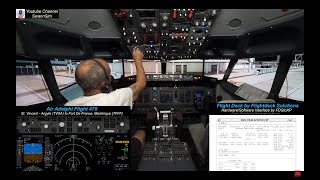 X-Plane 12.1 beta-2 (GVSV-GVAC) | Zibo Mod | Flightdeck Solutions | Home cockpit | Boeing 737