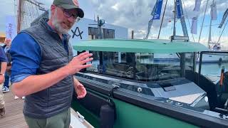 Review of the Arksen 28 - the perfect day boat no matter the weather