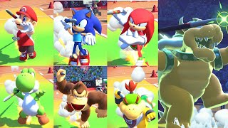 Mario & Sonic Olympic Games At The Tokyo 2020 Event Javelin Throw All Characters