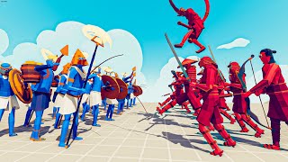 DYNASTY TEAM vs EGYPT TEAM | TABS Totally Accurate Battle Simulator