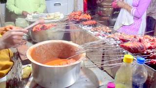 आलम चिकन बिरयानी Chicken Biryani Seenkh Kebabs Roasted Chicken Street Food