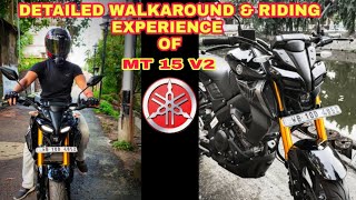 Mt 15 V2 Detailed Review | Riding Experience #mt15 #mt15v2 #yamaha