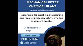 Mechanical Fitter | Chemical Plant | Melbourne