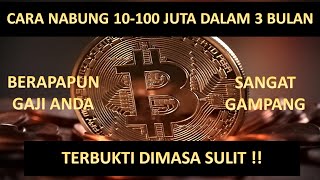 Cara Menabung 10-100 JUTA DALAM 3 BULAN ! - Tantangan Menabung 100 Juta Setahun 💸💰💸💰