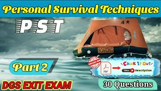 PST Exit Exam Questions Answers #2 | PDF on www.exitexamportal.com | Personal Survival Techniques