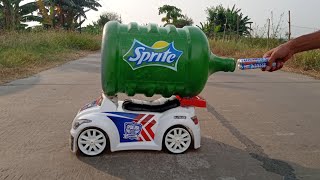 Eksperimen Coca Cola, Sprite Mentos dan Mobil polisi