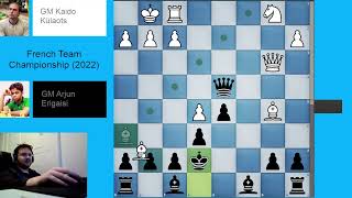 [CHESS] French Defence (Advance Variation 6. Be2 _ 8. Bxh6 Qxb2) | Külaots - Erigaisi 2022