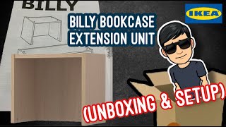 Unboxing and Setup | Ikea Billy Bookcase Extension Unit