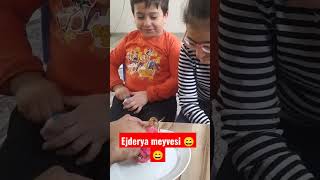 Ejder meyvesi denedik ama beğenmedik :) #keşfet #youtubeshorts #aboneol #trending #keşfetteyiz #baby