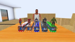 Franklin Found Tiny Buses - INDIAN BIKES DRIVING 3D