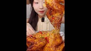 ASMR: Spicy Chicken Challenge - The Sounds of Heat #mukbang