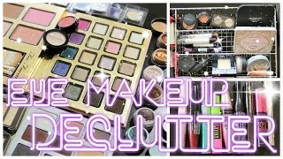 Decluttering My Eye Makeup || coffee&makeup