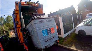 POV Dennis Elite 6 Refuse Truck on Black Bins/GMP, OWE