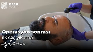 Saç ekimi operasyonu sonrasında ilk saç yıkama işlemi nasıl yapılır?