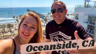 OCEANSIDE CALIFORNIA - EXPLORING the NEW DOWNTOWN, TOP GUN HOUSE, and PIER! #travelvlog