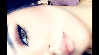 مكياج روسي مع سحبه العين كونتور الوجه الطويل النحيف . اصابك عشق ❤️Russian makeup with eyeliner