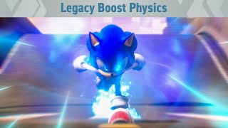 Sonic Frontiers: Legacy Boost Physics Gameplay