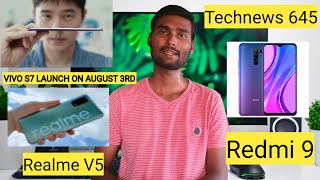 Technews #06 Radmi 9 ,Realme V5 ,Vivo S7 Dual Selfie Launch on August 3rd| Venkatesh Devarakonda