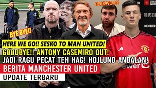 HERE WE GO🚨BENJAMIN SESKO TO MAN UNITED✅BYE ANTONY CASEMIRO OUT👋RAGU PECAT TEN HAG🤔HOJLUND ANDALAN🔥