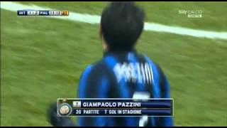 Serie A 2010-2011: Inter 3-2 Palermo Pazzini's First Goal (1-2)