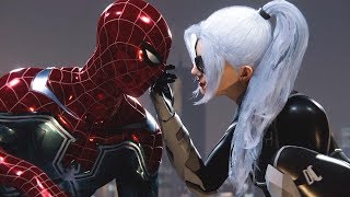 Spider-Man DLC - All Black Cat Scenes Compilation