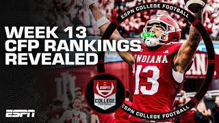 Week 13 College Football Playoff Rankings REVEALED 👀 | ESPN College Football