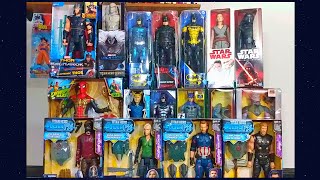 17 Bonecos Homem Aranha, Batman, Thor Ragnarok, Loki, Star Lord, Capitão América, Cavaleiro da Lua