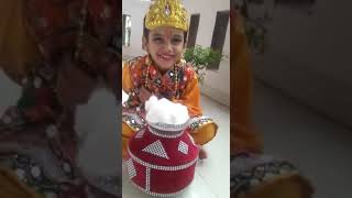 Maakhanchor Aarav Singh from Jr. Kg. Class @Makoons Pre School Thane dressed in a traditional outfit