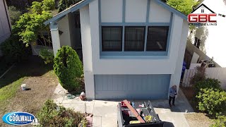 COOLWALL® Tex-Cote application on home in San Diego