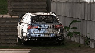 Restoration Audi A6 Avant- Forza Horizon 5 - Logitech Steering Wheel Gameplay