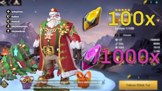 DEV AÇILIŞ #6 1000X EPIC, 100X LEGENDARY HERŞEY NICHOLAS İÇİN [INFINITE MAGICRAID]