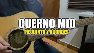 Cuerno Mio | Tutorial REQUINTO y ACORDES | Junior H x Oscar Maydon