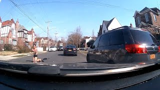 Murray Hill shirtless guy on street strange weird drive along