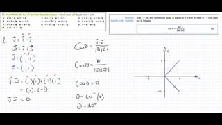 En los problemas del 1 al 10 determine el producto punto v w el coseno del ángulo entre v y w