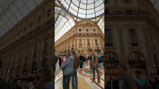 The Galleria Vittorio Emanuele II is Italy's oldest active shopping gallery. #italy #milan #travel