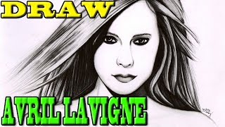 Beautiful Avril Lavigne - Drawing Star / Zeichnung eines Stars #0009