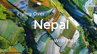 Fly Over Nepal With Music For Relax Joy & Spirit