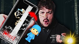 ESCAPÉ DE LA FUSIÓN DE TALKING POCOYÓ Y POU DURANTE 24 HORAS 😨💀 *me atrapa*