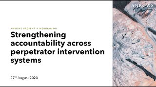 Strengthening accountability across perpetrator intervention systems