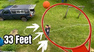 Making A Super Tall Basketball Hoop