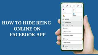 How to hide being active/online on facebook app and messanger | facebook pe online hide kaise kare