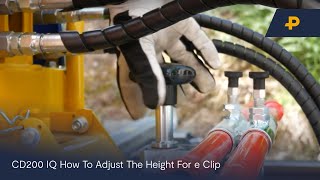 CD200 IQ How To Adjust The Height For e Clip