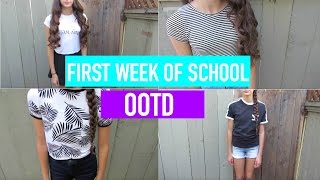 First week of school OOTW