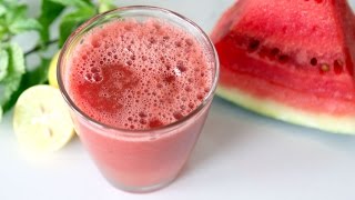 Watermelon Mint Juice - Refreshing & Cooling Summer Drink Recipe By Teamwork Food