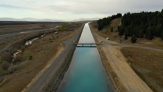 TEKAPO CANAL chasing MONSTER rainbow TROUT