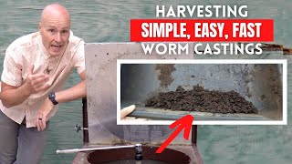 Easy Worm Composting - Harvesting the Castings | FLOW THROUGH SYSTEM