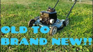 How to make your lawn mower look BRAND NEW!!