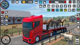 Farm Animal Truck Transport SimulatorReal Zoo Transporter Truck Driving 3d Android Games Play part-6